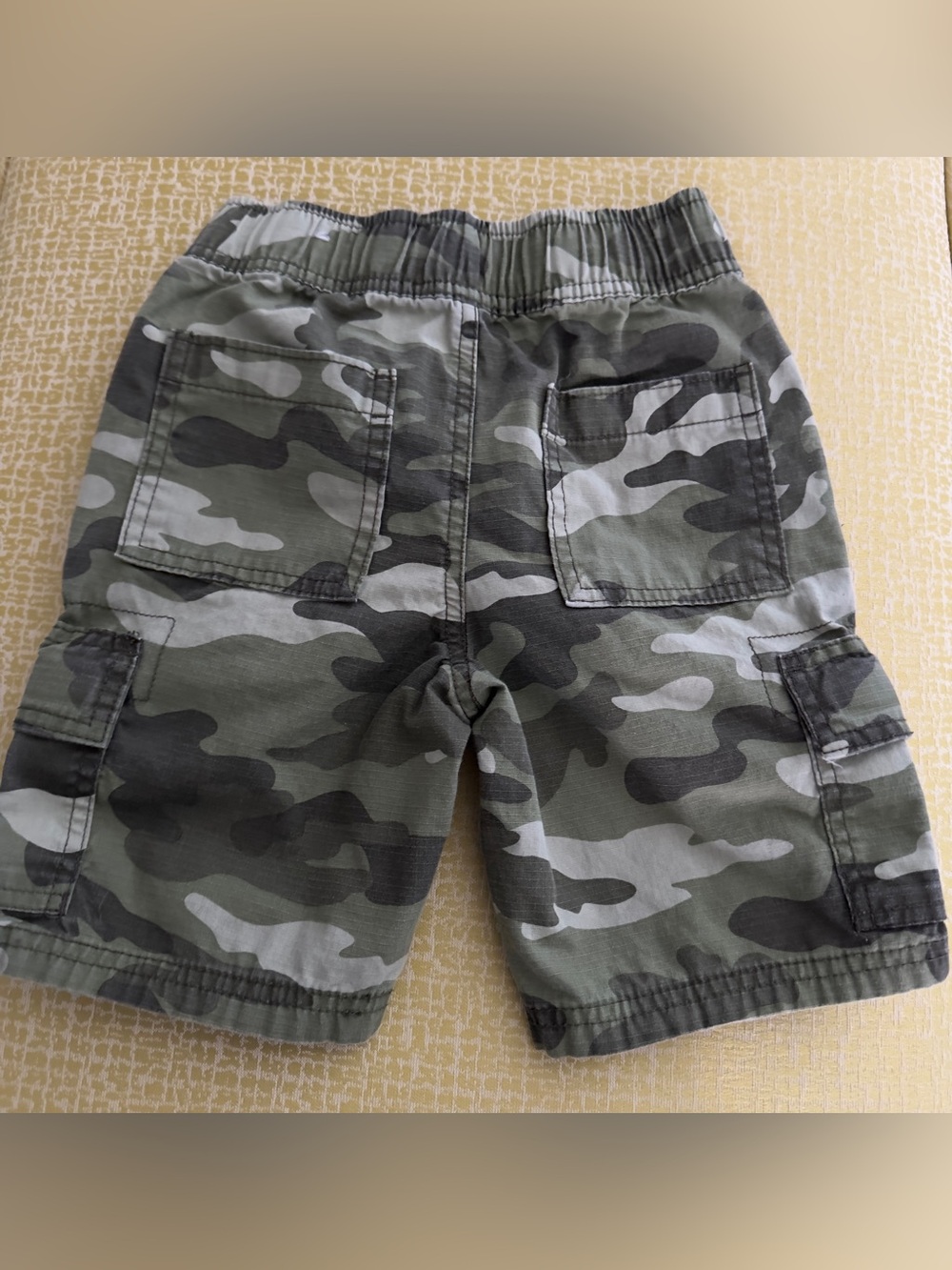 Place Boys' Green Camouflage Cargo Shorts